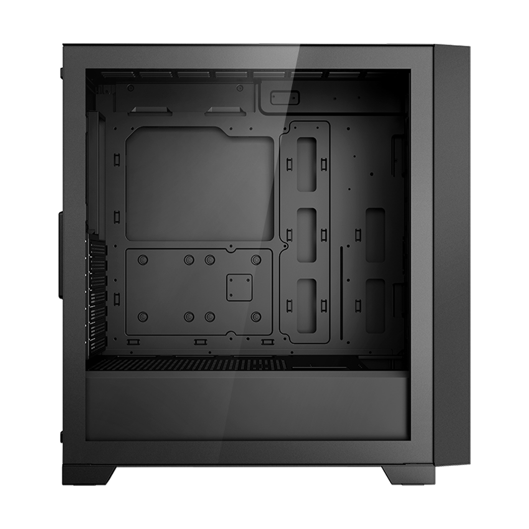 CARCASA PCCOOLER, Middle Tower, ATX, fara sursa, sticla securizata, 3 ventilatoare incluse, iluminare ARGB, negru, USB 3.2 gen 2 x 2, mic, audio, "C3D510 ARGB BK"