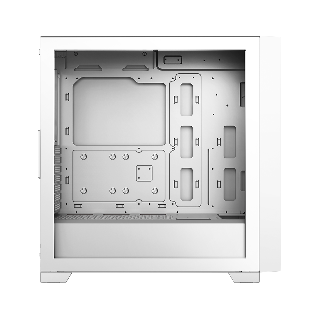 CARCASA PCCOOLER, Middle Tower, ATX, fara sursa, sticla securizata, 3 ventilatoare incluse, iluminare ARGB, alb, USB 3.2 gen 2 x 2, mic, audio, "C3D510 ARGB WH"