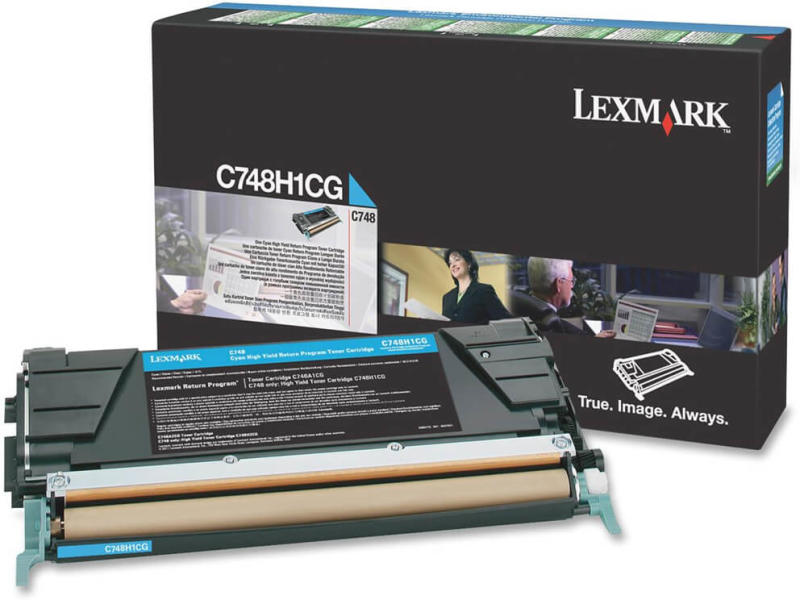 Toner Original Lexmark Cyan, C748H1CG, pentru C748 series, 10K, 