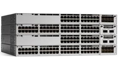 SWITCH CISCO, Catalyst 9300-24T-E, porturi Gigabit x 24, managed, rackabil da, carcasa metalica, 
