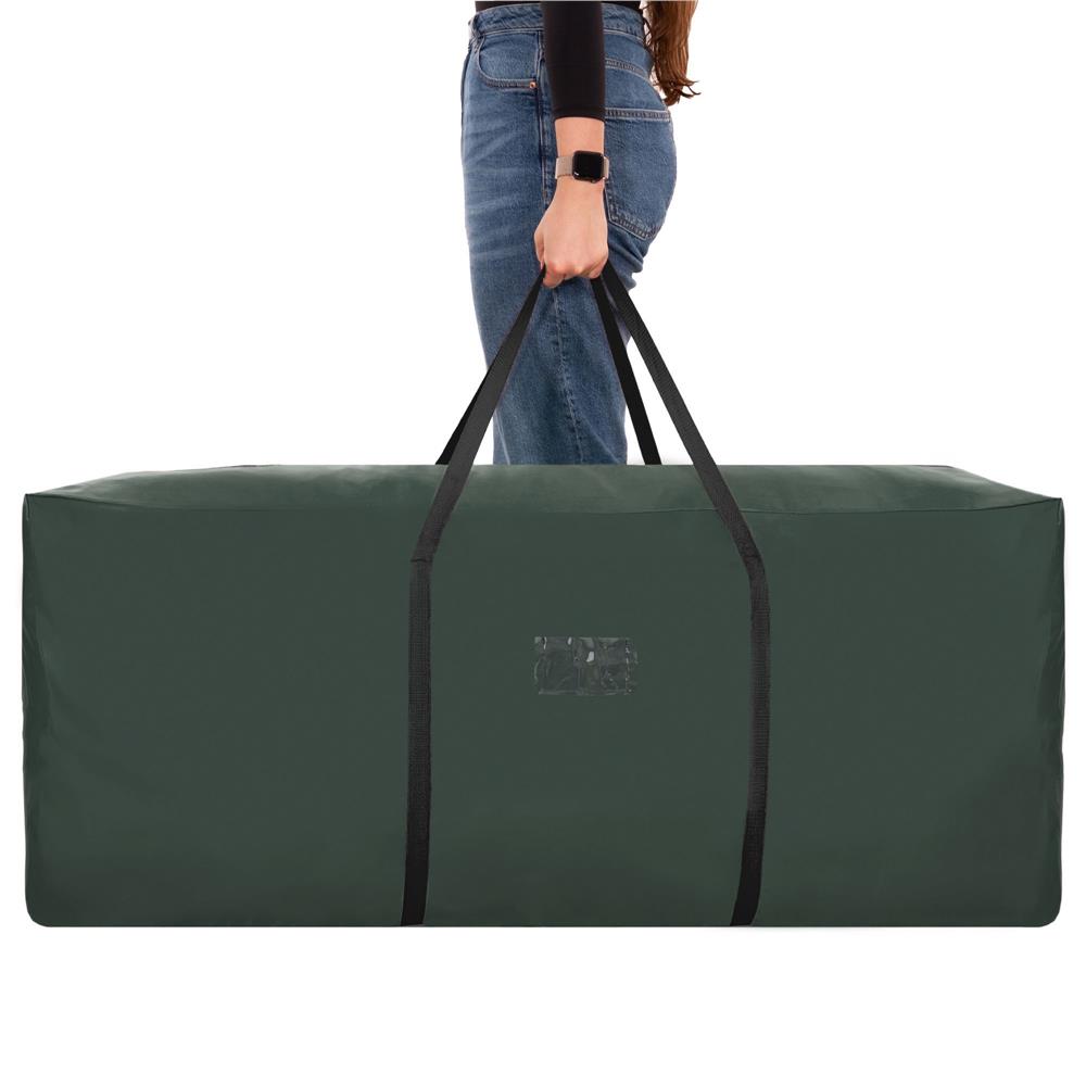 Husa depozitare brad artificial 125x50x40 cm, poliester, verde