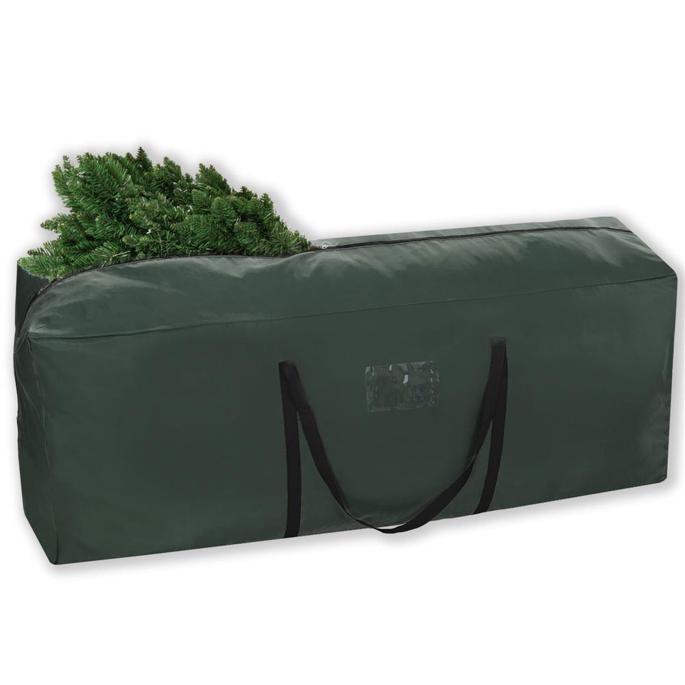 Husa depozitare brad artificial 125x50x40 cm, poliester, verde