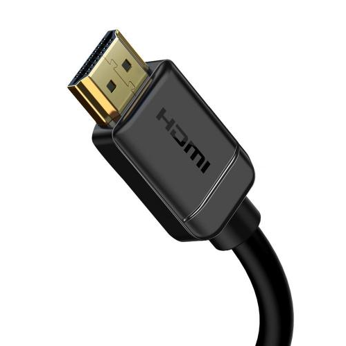 Cablu video Baseus HD Series, HDMI (T) la HDMI (T), rezolutie maxima 4K UHD (3840 x 2160) la 60 Hz, conectori auriti, 1m