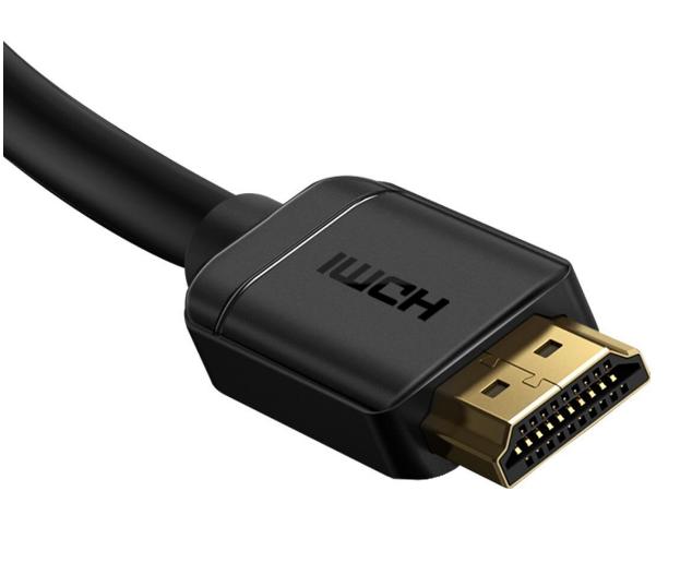 Cablu video Baseus HD Series, HDMI (T) la HDMI (T), rezolutie maxima 4K UHD (3840 x 2160) la 60 Hz, conectori auriti, 3m