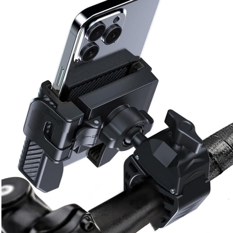 Carbon Fiber Texture Bicycle Non-slip Scooter Phone Holder