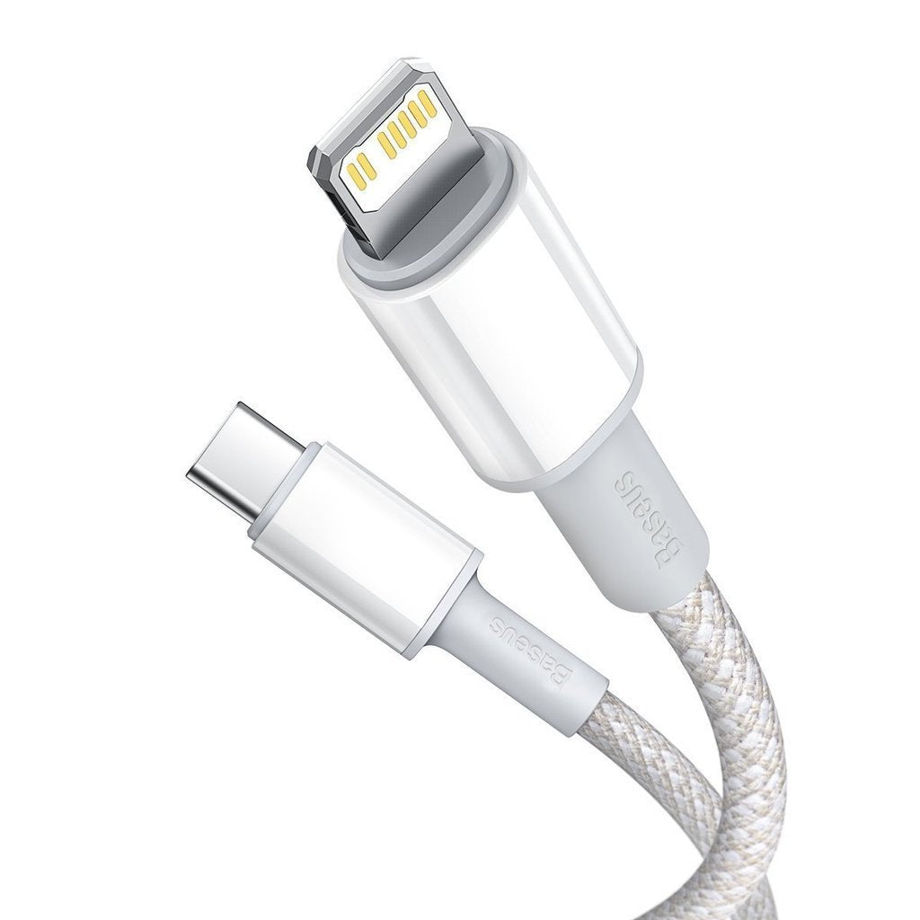 Cablu alimentare si date Baseus High Density Braided, Fast Charging Data Cable pt. smartphone, USB Type-C la Lightning PD