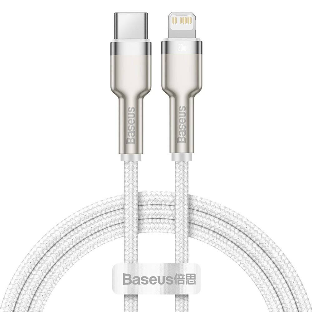 Cablu alimentare si date Baseus Cafule Metal, Fast Charging Data Cable pt. smartphone, USB Type-C la Lightning Iphone PD 20W