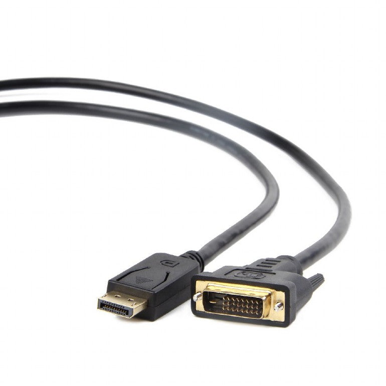 CABLU video GEMBIRD, adaptor DisplayPort (T) la DVI-D DL (T), 1.8m, rezolutie maxima Full HD (1920 x 1080) la 60Hz, negru, "CC-DPM-DVIM-6"