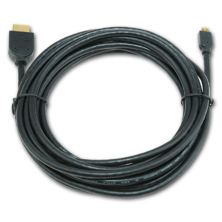 CABLU video GEMBIRD, adaptor HDMI (T) la Micro-HDMI (T), 3m, conectori auriti, negru, "CC-HDMID-10"