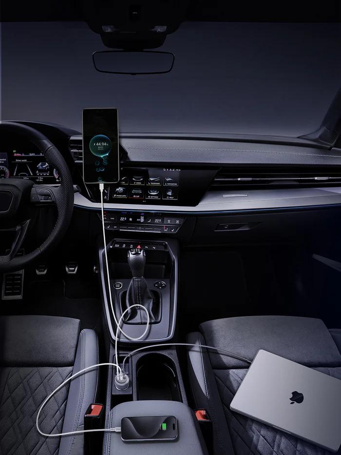 MOBILE CHARGER CAR 100W/3PORT CC-P3 AUKEY "CC-P3"