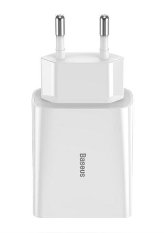 INCARCATOR retea Baseus Speed Mini, Quick Charge 20W, 1 x USB Type-C 5V/3.0A, alb "CCFS-SN02" - 6953156201705
