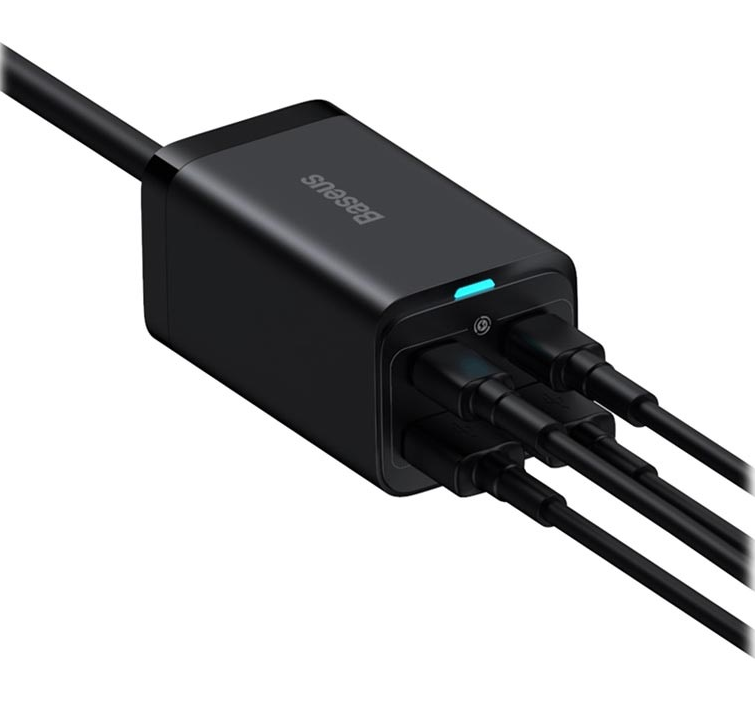 INCARCATOR retea Baseus GaN3 Pro, Quick Charge 100W, 2 x USB, 2 x USB Type-C, negru "CCGP000101" - 6953156209053