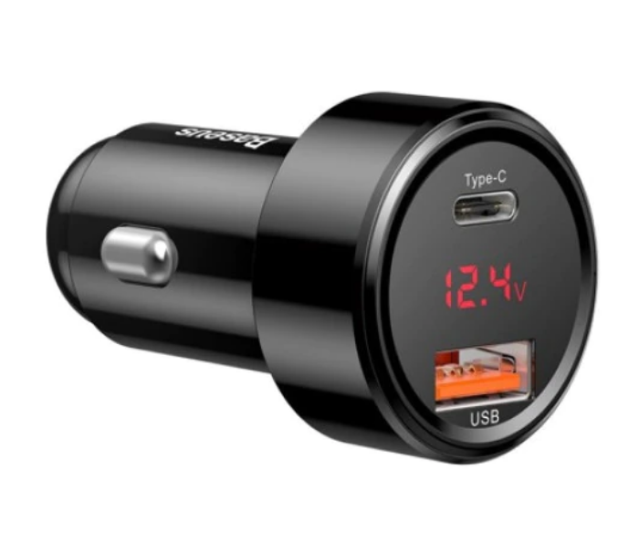 INCARCATOR AUTO Baseus Magic Series PPS,1xUSB Output 4.5V/5A,1 x USB Type-C Output 5V/3A,total output 45W,6A,pt. bricheta auto,afisaj digital,negru"CCMLC20C-01" -6953156293182