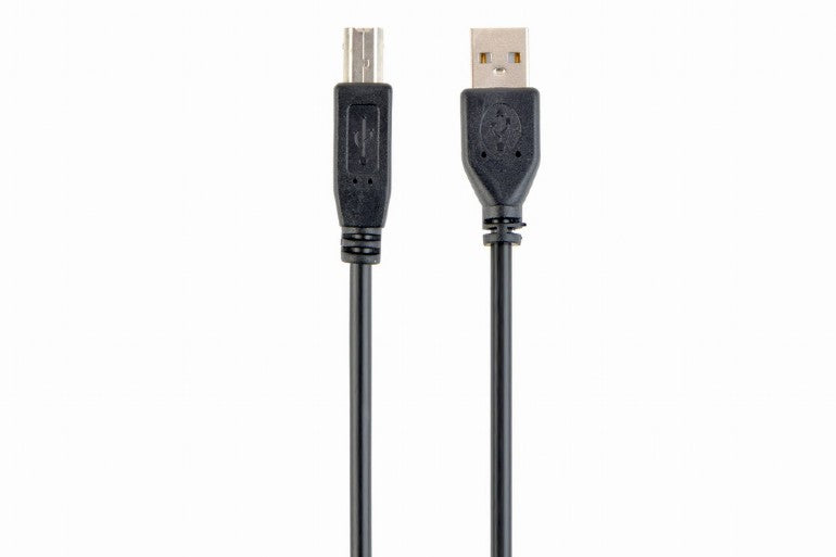 CABLU USB GEMBIRD pt. imprimanta, USB 2.0 (T) la USB 2.0 Type-B (T), 1.8m, conectori auriti, black, "CCP-USB2-AMBM-6" / 45505977