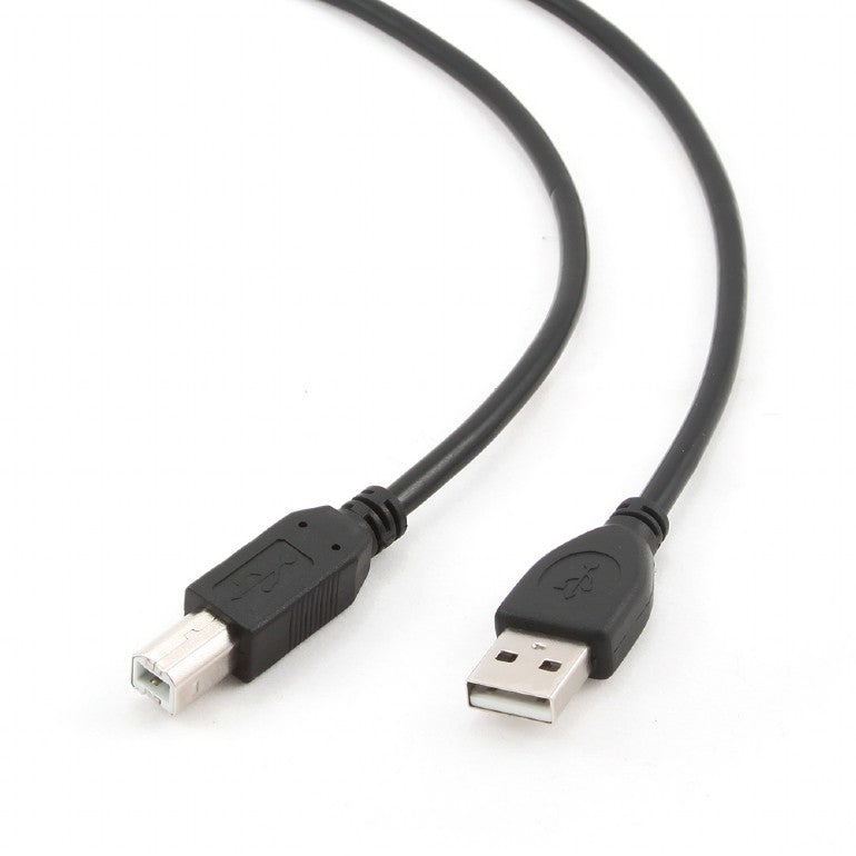 CABLU USB GEMBIRD pt. imprimanta, USB 2.0 (T) la USB 2.0 Type-B (T), 1.8m, conectori auriti, black, "CCP-USB2-AMBM-6" / 45505977