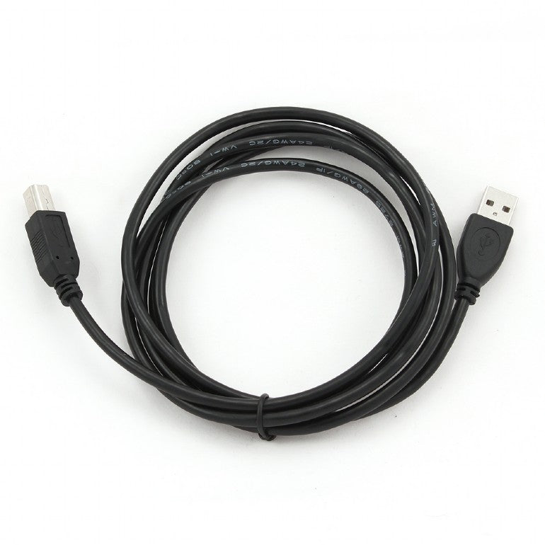 CABLU USB GEMBIRD pt. imprimanta, USB 2.0 (T) la USB 2.0 Type-B (T), 1.8m, conectori auriti, black, "CCP-USB2-AMBM-6" / 45505977