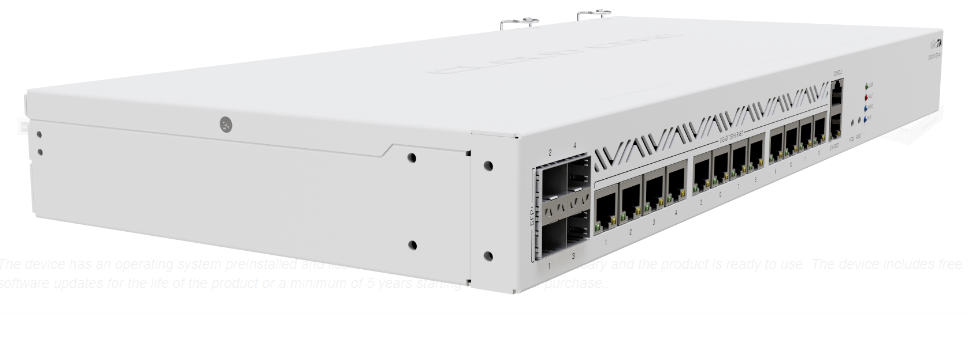 NET ROUTER 1000M 12PORT 4SFP+/CCR2116-12G-4S+ MIKROTIK, "CCR2116-12G-4S+"