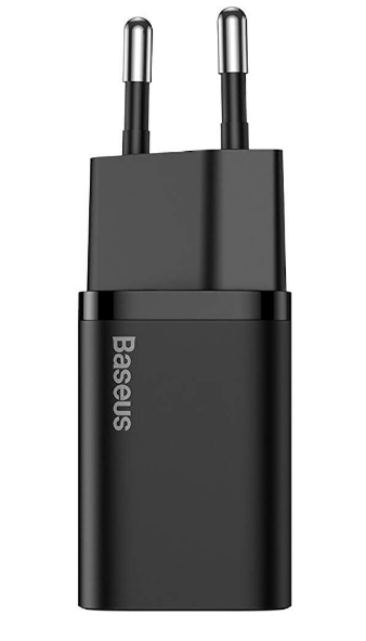 INCARCATOR retea Baseus Super Si, Quick Charge 25W, 1 x USB Type-C 5V/3A, negru "CCSP020101" - 6932172603724