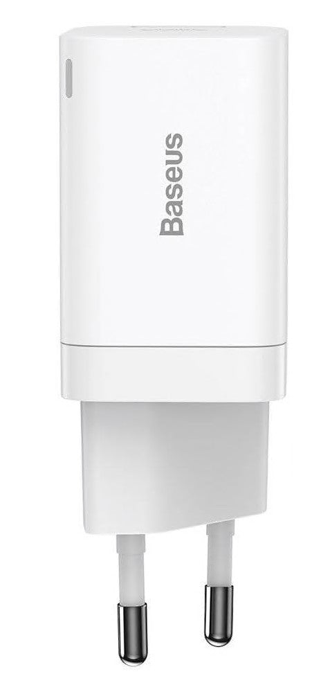 INCARCATOR retea Baseus Super Si Pro, Quick Charge 30W, 1 x USB 5V/3A, 1 x USB Type-C 5V/3A, alb "CCSUPP-E02" - 6953156206359