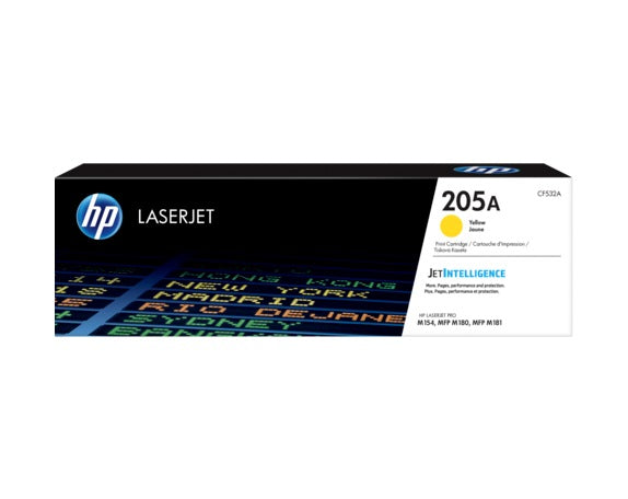 Toner Original HP Yellow, nr.205A, pentru Color LaserJet Pro M180|M181, 0.9K, , "CF532A"