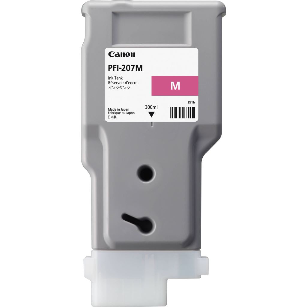 Cartuș Cerneala Original Canon Magenta, PFI-207M, pentru IPF 680|685|770|780|785, 300ml, NOPP, 