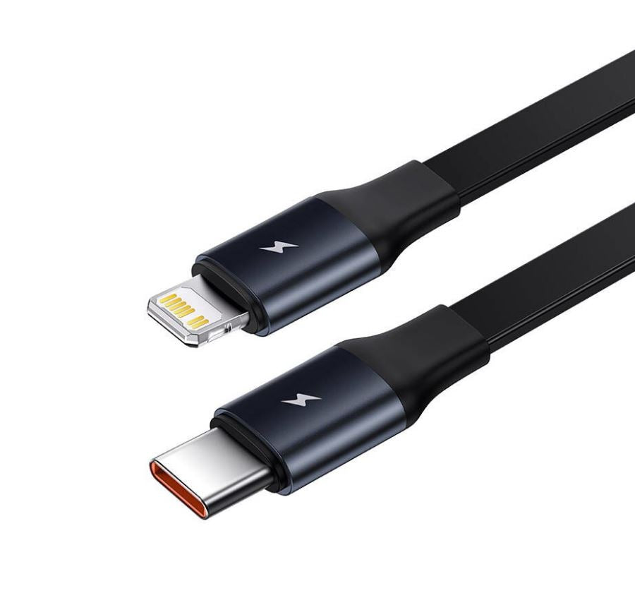 INCARCATOR auto Baseus Enjoyment,cablu inclus max 75cm,1 x USB Type-C(T) max 5V/3A 30W,1x Lightning 5V/3A total output 25 cm,pt. bricheta auto,negru "CGTX000001" -6932172607906
