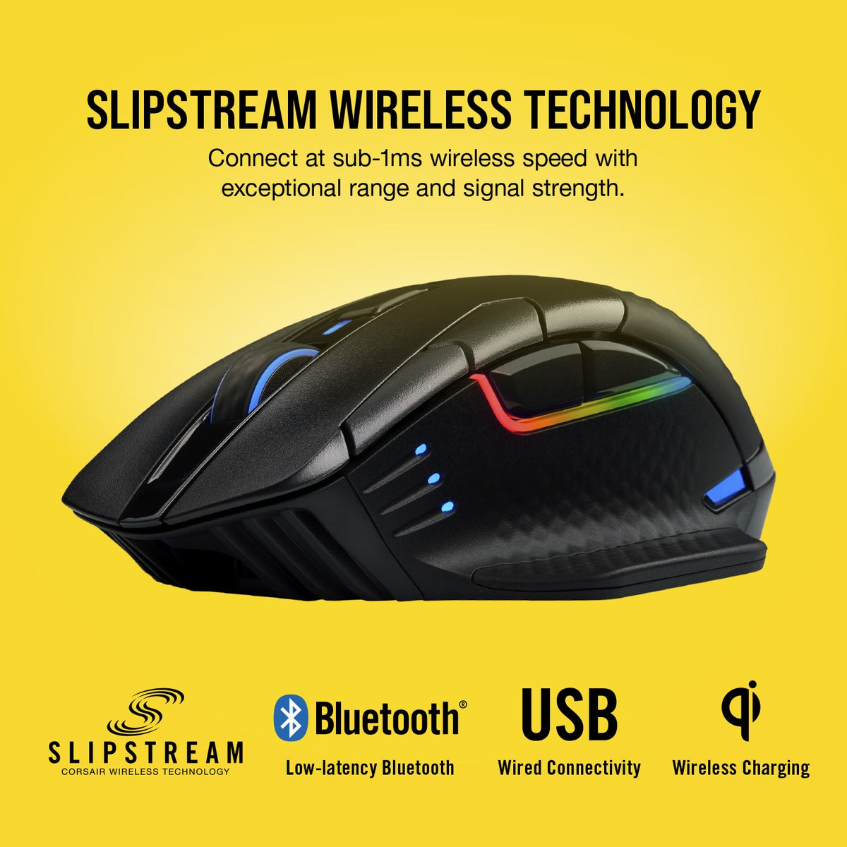 MOUSE CORSAIR, "Dark Core RGB Pro SE", gaming, wireless, BT | 2.4GHz,18000 dpi, butoane/scroll 8/1, iluminare,butoane programabile,mod dual de conectare,negru, "CH-9315511-EU"
