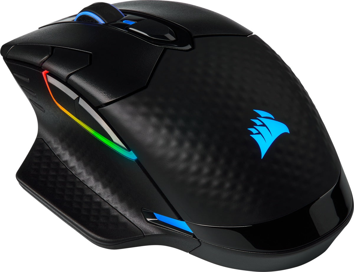 MOUSE CORSAIR, "Dark Core RGB Pro SE", gaming, wireless, BT | 2.4GHz,18000 dpi, butoane/scroll 8/1, iluminare,butoane programabile,mod dual de conectare,negru, "CH-9315511-EU"