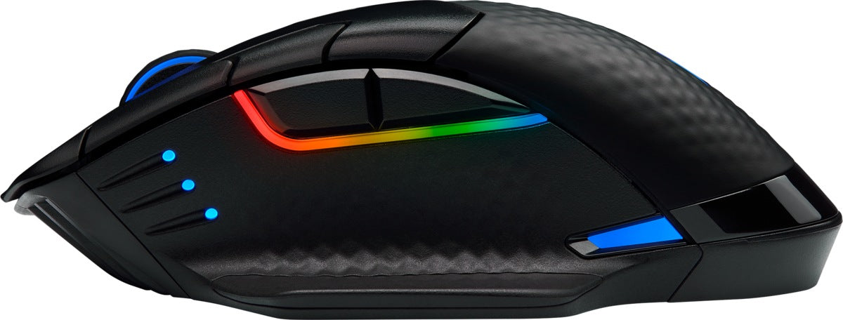MOUSE CORSAIR, "Dark Core RGB Pro SE", gaming, wireless, BT | 2.4GHz,18000 dpi, butoane/scroll 8/1, iluminare,butoane programabile,mod dual de conectare,negru, "CH-9315511-EU"