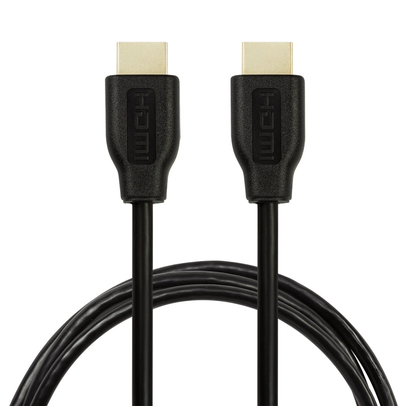 CABLU video Logilink, HDMI (T) la HDMI (T), rezolutie maxima 4K UHD (3840 x 2160) la 30 Hz, conectori auriti, 2m, negru "CH0037"