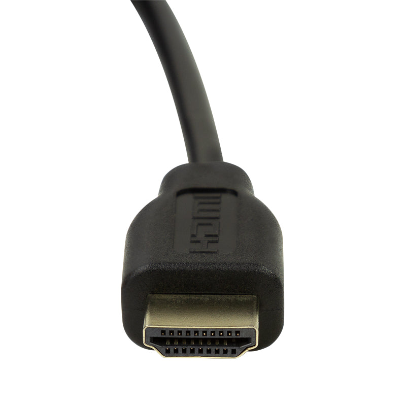 CABLU video Logilink, HDMI (T) la HDMI (T), rezolutie maxima 4K UHD (3840 x 2160) la 30 Hz, conectori auriti, 2m, negru "CH0037"