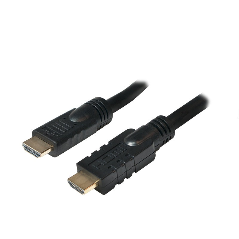 CABLU video LOGILINK, HDMI (T) la HDMI (T), 15m, conectori auriti, rezolutie maxima 4K UHD (3840 x 2160) la 30 Hz, negru, "CHA0015"