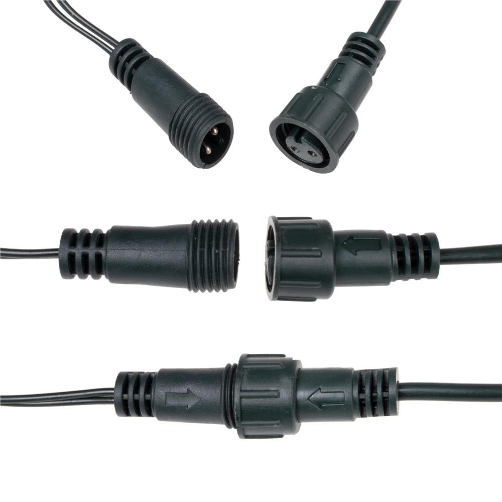 Instalatie luminoasa LED exterior/interior, 1000 LED-uri multicolor, 80 m, lumina constanta, IP44, conectabila