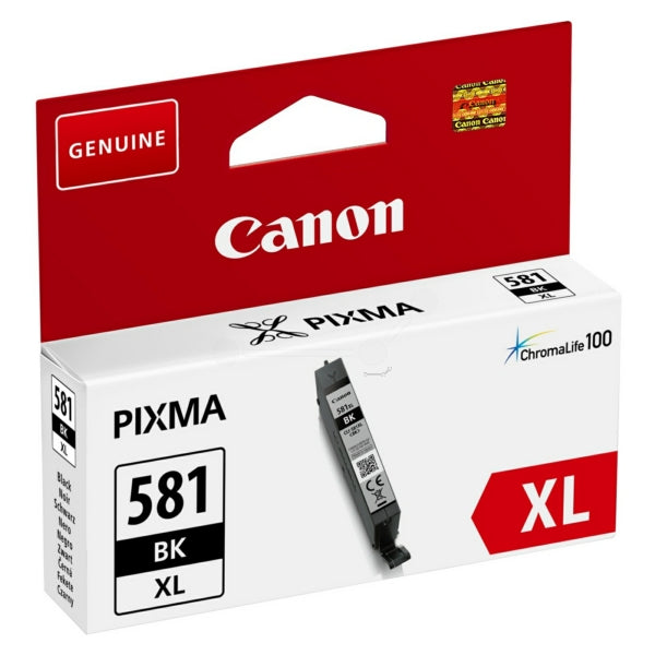 Cartus Cerneala Original Canon Black, CLI-581XLBK, pentru Pixma TR7550|TR8550|TS6150|TS6250|TS705|TS8150|TS8250|TS9150|TS9155|TS9550, 312, , "2052C001AA"