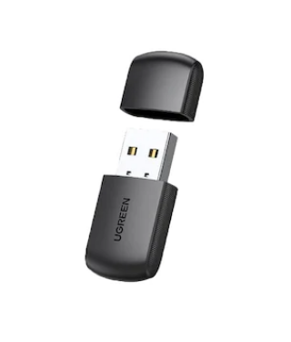 ADAPTOR RETEA Ugreen, "CM448"extern wireless 2.4 GHz | 5 GHz, USB 2.0, port, 600 Mbps, antena interna x 1, LED "20204" - 6957303822041