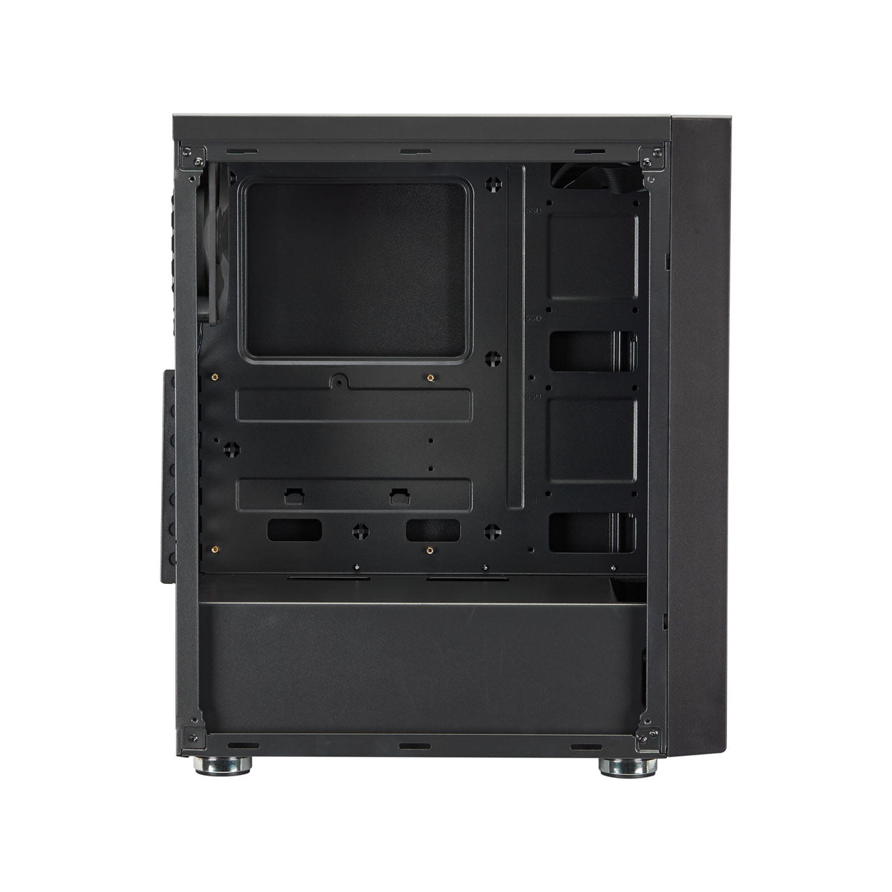 CARCASA FORTRON Middle Tower, ATX, "CMT151", fara sursa, plexiglas transparent, fan x 1, USB 2.0 x 2, USB 3.0 x 1, Jack 3.5 mm x 1, mesh pt. filtrare praf, negru, "CMT151"