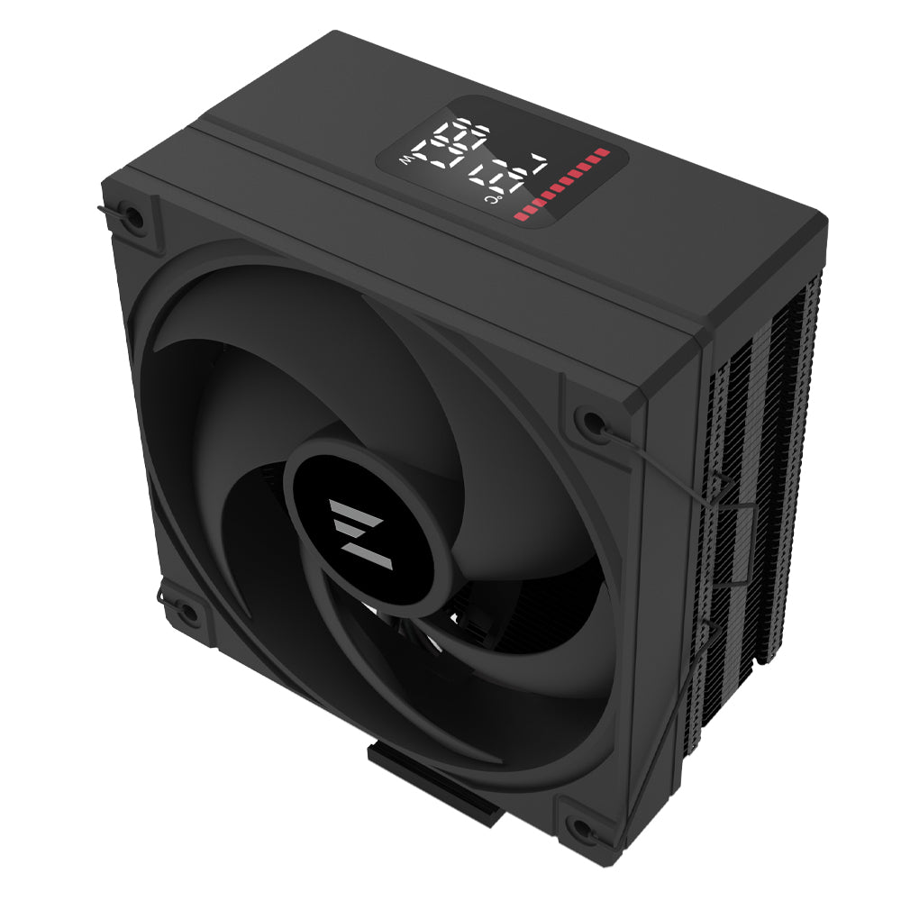 COOLER Zalman "CNPS9X ECO DS" skt. Intel si AMD, racire cu aer, vent. 120mm, 600 - 2100 RPM, 4 heatpipes, inaltime 155mm, afisaj digital,"CNPS9X ECO DS"