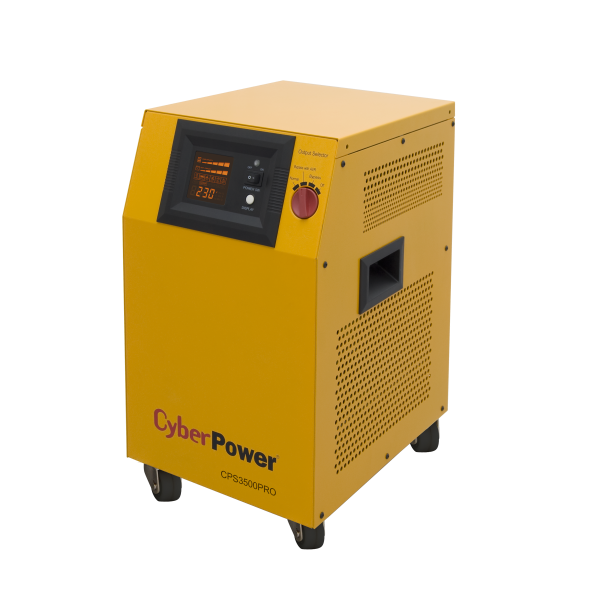 UPS Cyber Power Inverter (pt. motoare, pompe etc.), Sinusoida Pura, LCD, 3500VA/2450W, AVR, 2x Shucko, 1x Terminal block