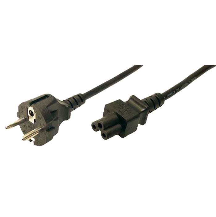 Cablu alimentare Logilink 1.8m, intrare Schuko, iesire C5, 2.5A, black, "CP093" – Cabluri alimentare