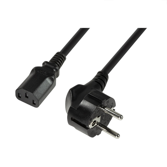 Cablu alimentare Logilink 3m, intrare Schuko, iesire C13, 10A, testat VDE, black, "CP095" – Cabluri alimentare
