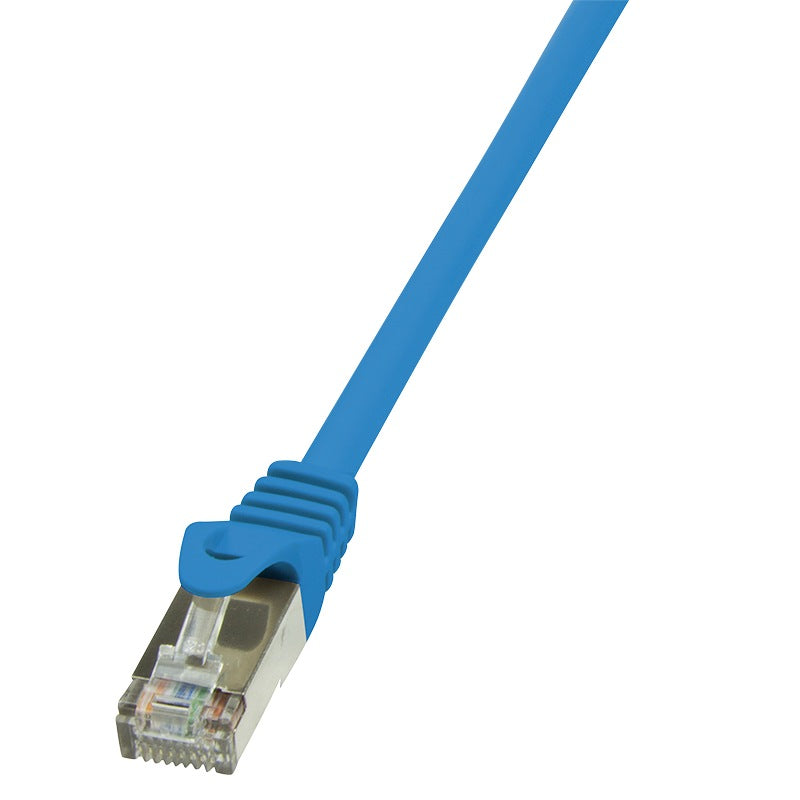 PATCH CORD FTP LOGILINK Cat5e, cupru-aluminiu, 1 m, albastru, AWG26, ecranat "CP1036S"