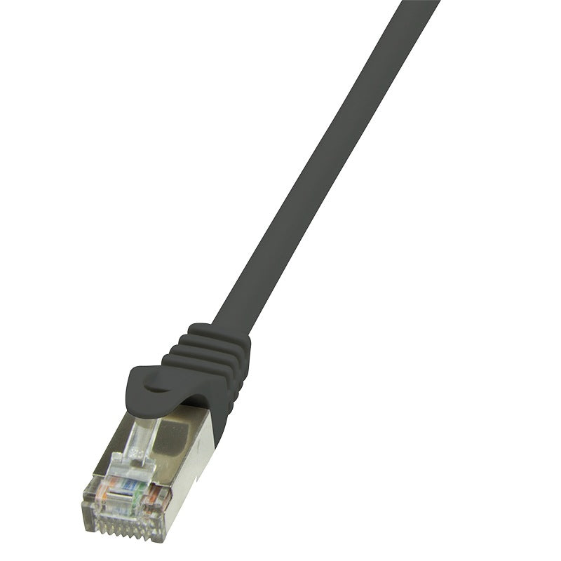 PATCH CORD FTP LOGILINK Cat5e, cupru-aluminiu, 10 m, negru, AWG26, ecranat "CP1093S"