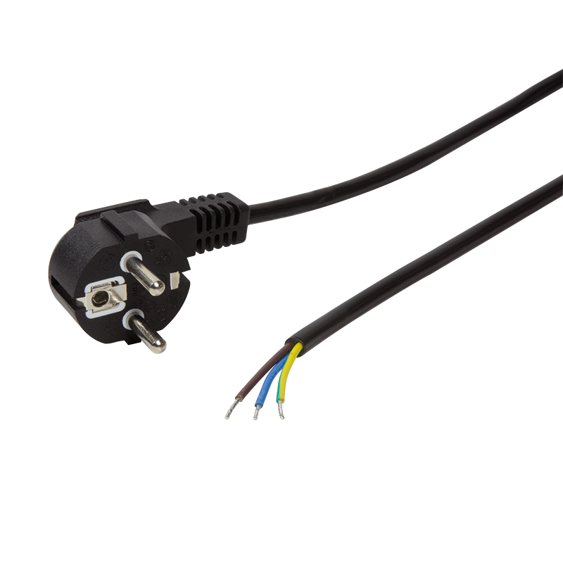 CABLU alimentare LOGILINK 1.8m, intrare Schuko, iesire fire fara conector 3 x 0.75mm2, 10A / 2500W, 1.5m, black, "CP135"