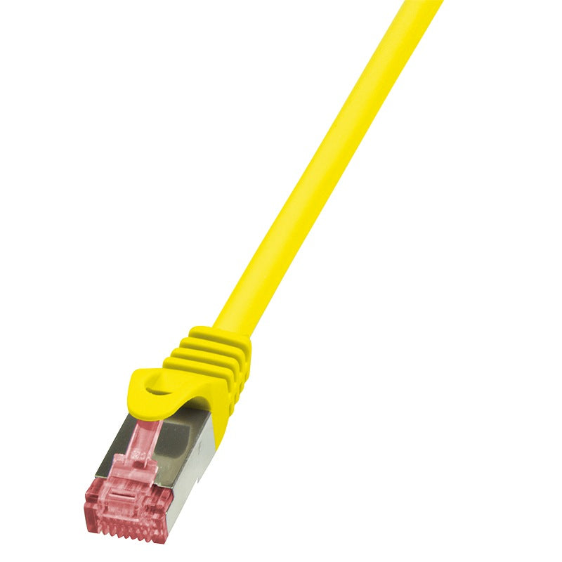 PATCH CORD S/FTP LOGILINK Cat6, LSZH, cupru, 1.5 m, galben, AWG27, dublu ecranat "CQ2047S"