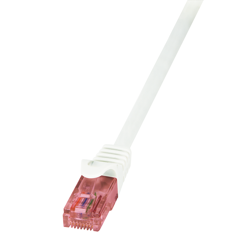 PATCH CORD UTP Logilink Cat6, LSZH, cupru, 2 m, alb, AWG26, 