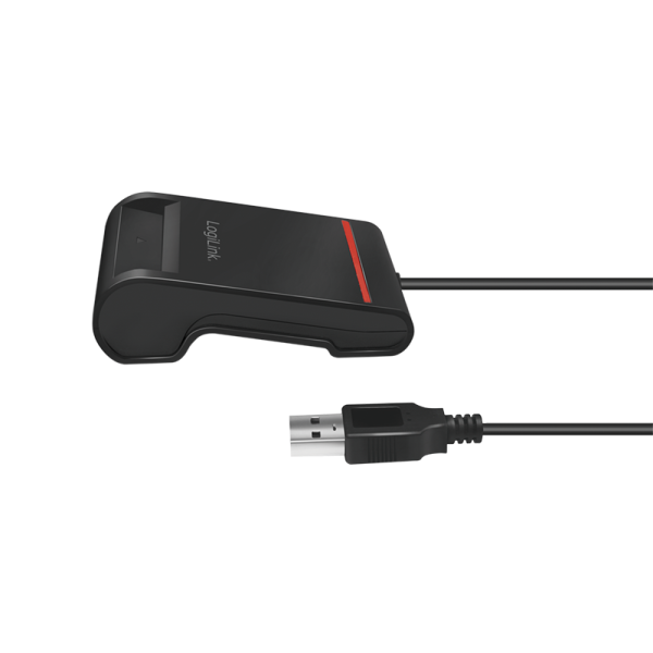 CITITOR DE CARDURI LOGILINK, pentru smart ID, USB 2.0, 0.9m, negru, "CR0047"