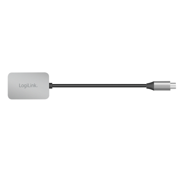 CARD READER extern LOGILINK, interfata USB Type C, citeste/scrie: SD / micro SD; aluminiu, gri, "CR0050"