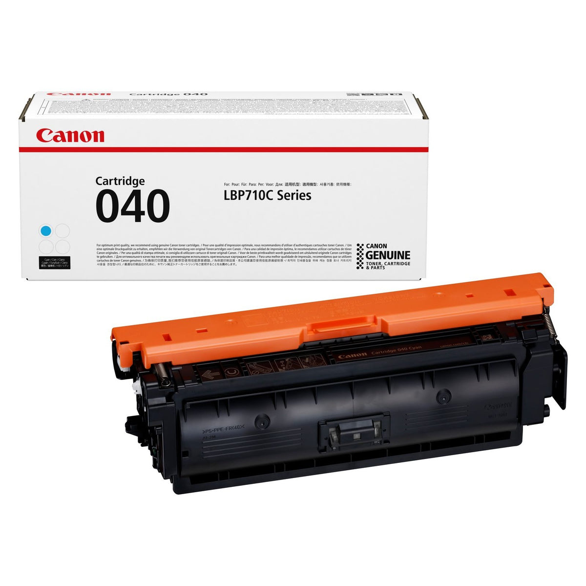 Toner Original Canon Cyan, CRG-040C, pentru I-Sensys LBP-710|LBP-712, 5.4K, 