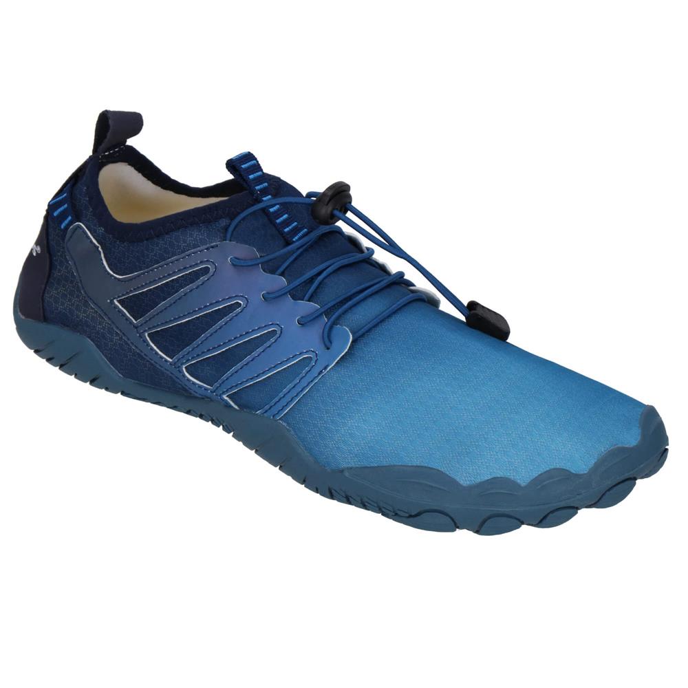 Pantofi plaja si apa, talpa cauciuc antiderapanta, material respirabil, albastru, marimea 42