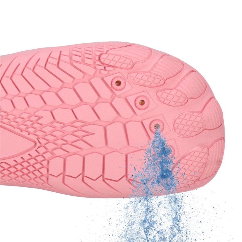Pantofi plaja si apa, talpa cauciuc antiderapanta, material respirabil, roz, marimea 38